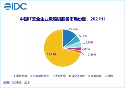 2021年上半年中國IT安全服務市場強勁增長，整體收入達11.1億美元
